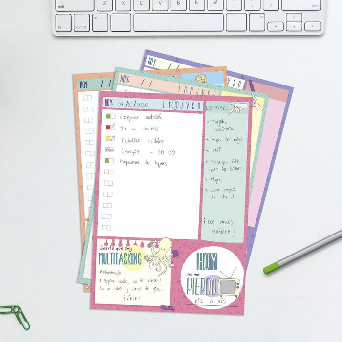 Planificateur quotidien Finocam TALKUAL 14,8 x 21 cm