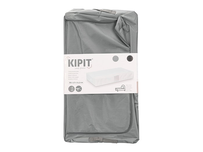 Kipit Bajo Cama à Fermeture Éclair 80 x 47 x 14,5 cm Assortiment Blanc Gris Noir Polyester (Set de 12) Kipit Bajo Cama à Fermeture Éclair 80 x 47 x 14,5 cm Assortiment Blanc Gris Noir Polyester (Set de 12)