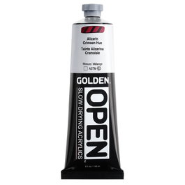 Golden OPEN Colores Acrílicos Carmesí Alizarina 148 ml
