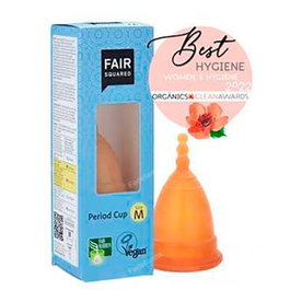 FAIR SQUARED Coupe Menstruelle en Latex 100 % Naturel Taille M