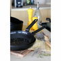 Menastyl Poêle en aluminium forgé 28 cm Noir