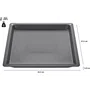 Bosch Plaque de four lèchefrite profonde HEZ632070 - 38 x 45,5 x 37,5 cm - Finition anthracite émaillée