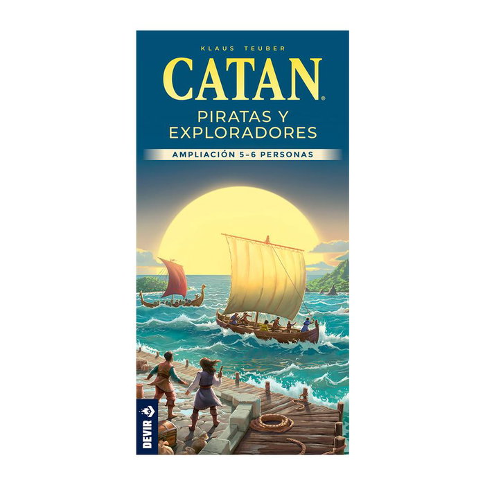 Devir Catan Pirates et Explorateurs Extension 5-6 Joueurs Jeu de Société