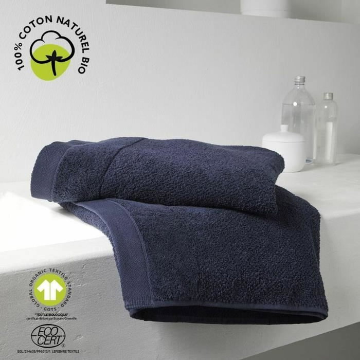 Today Drap de bain Organic Navy 70 x 130 cm Today Drap de bain Organic Navy 70 x 130 cm