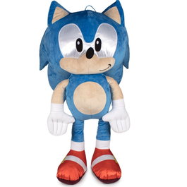 PLAY BY PLAY Peluche Sonic douce - Figurine officielle du personnage, peluche de 70 cm