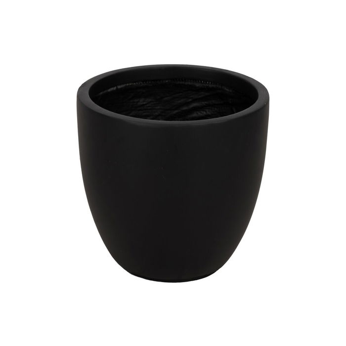 Set de pots de fleurs Noir 44 x 44 x 41,5 cm (4 Unités)