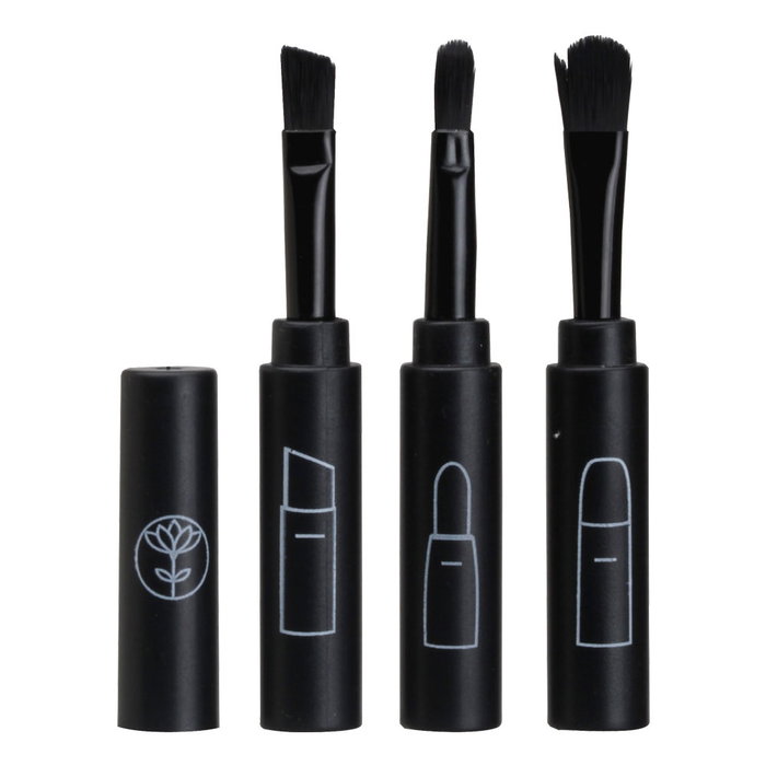 Cosmetic Club Set de pinceaux de maquillage 3 en 1 en nylon