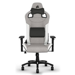 Corsair T3 RUSH Fabric (2023) - Chaise gaming Gris/Blanc
