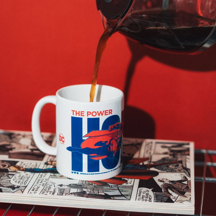 ERIK Tasse Superman DC Comics en céramique 350 ml - Lavable au lave-vaisselle et micro-ondes