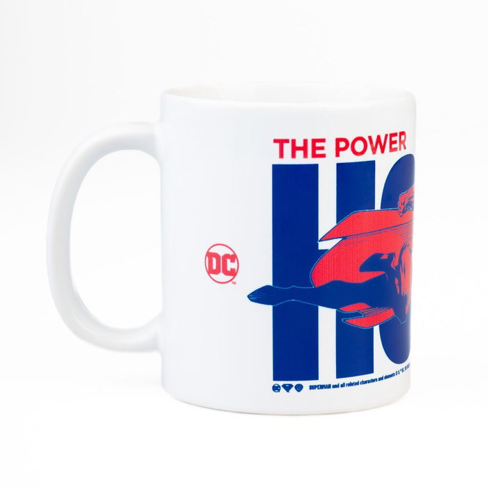 ERIK Tasse Superman DC Comics en céramique 350 ml - Lavable au lave-vaisselle et micro-ondes