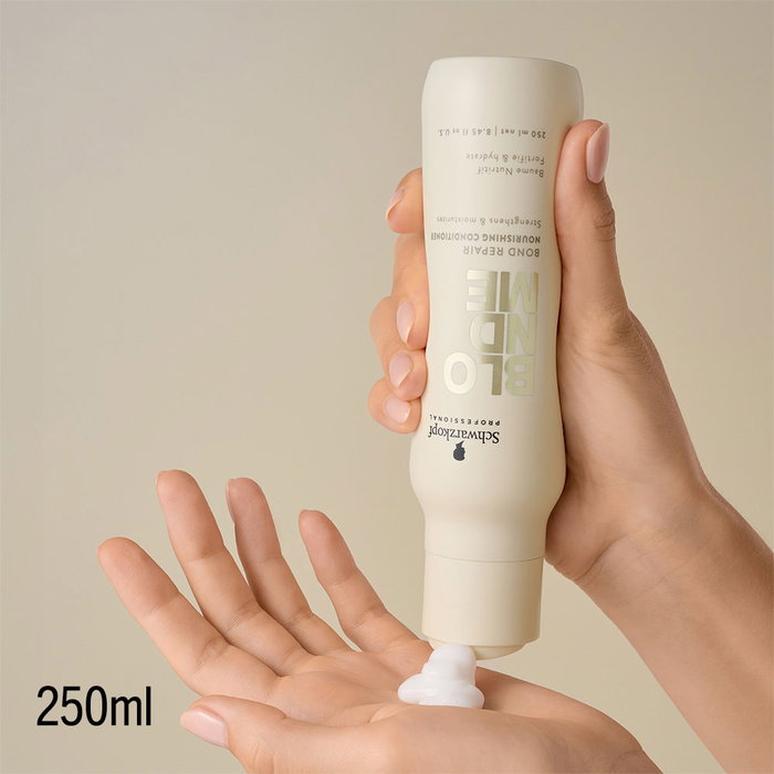 Schwarzkopf BLONDME BOND REPAIR Après-shampoing Nutritif 250 ml (Reconditionné) Schwarzkopf BLONDME BOND REPAIR Après-shampoing Nutritif 250 ml (Reconditionné)