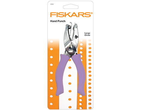 Fiskars Perforatrice de formes manuelle grand cercle 6,4mm