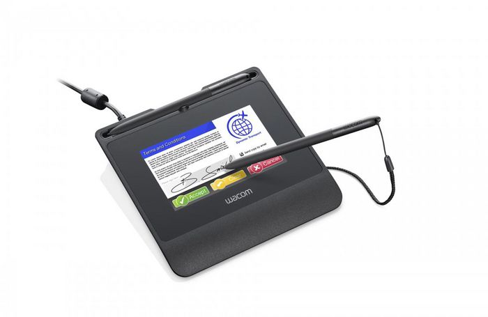 Wacom STU-540-CH2 Tablette de capture de signatures sans fil pour signatures électroniques, noire