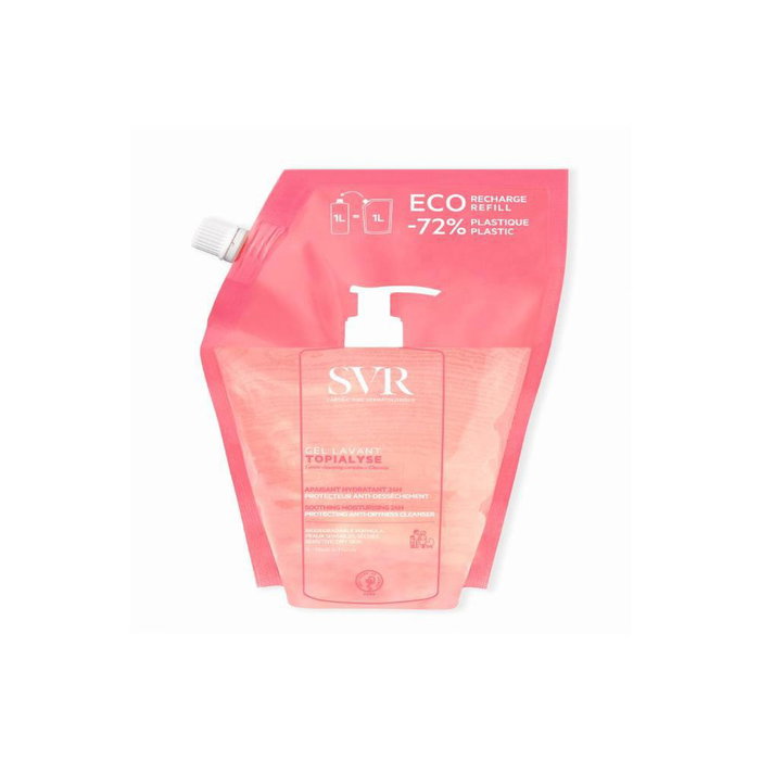 SVR Topialyse Gel Lavant pour le Corps Peaux Sèches et Atopiques - Flacon Ecopack 1 Litre SVR Topialyse Gel Lavant pour le Corps Peaux Sèches et Atopiques - Flacon Ecopack 1 Litre
