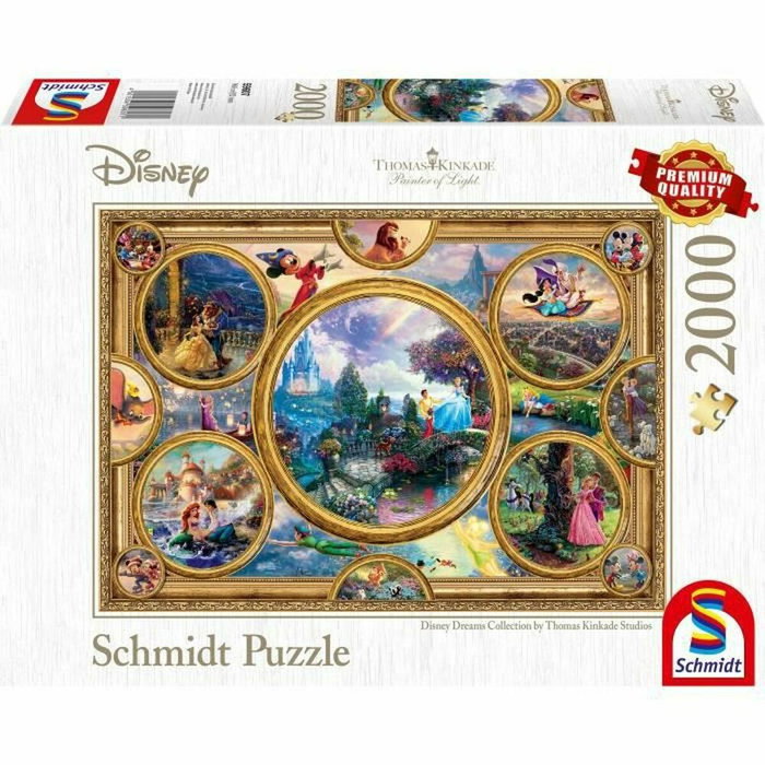 Schmidt Spiele Puzzle Disney Dreams Collection 2000 pièces