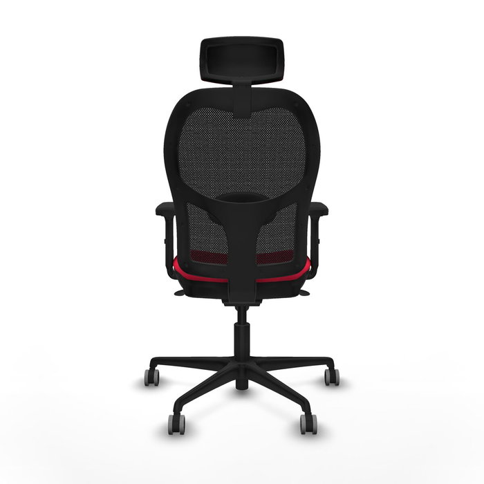 Piqueras y Crespo Chaise de Bureau avec Appui-tête 2D036G2 Rouge