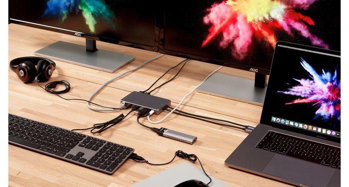LMP USB-C Display Dock 2 Gris LMP USB-C Display Dock 2 Gris