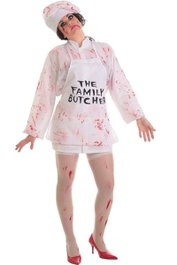 BigBuy Carnival Déguisement Boucher Femme Rose Taille L