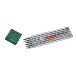 Bosch - Set de 6 mines graphites HB - Diamètre 2,8 mm - Pour marquage précis - Avec étui de rangement