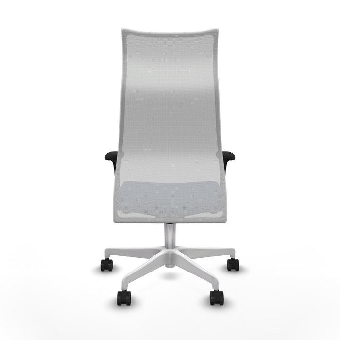 Piqueras y Crespo Chaise de bureau Albacete Bleu marine et Blanc