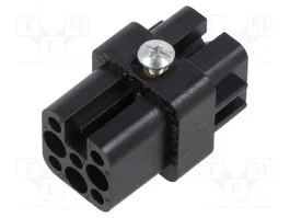 ILME Insert de contact HDC femelle série CD, 7 broches, 10A, 600V