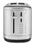 KitchenAid 5KMT2109 ESX - Grille-pain pour 2 tranches, design extra-large avec contrôle de température, en acier inoxydable - 7 niveaux de doré