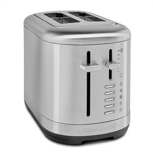 KitchenAid 5KMT2109 ESX - Grille-pain pour 2 tranches, design extra-large avec contrôle de température, en acier inoxydable - 7 niveaux de doré KitchenAid 5KMT2109 ESX - Grille-pain pour 2 tranches, design extra-large avec contrôle de température, en acier inoxydable - 7 niveaux de doré