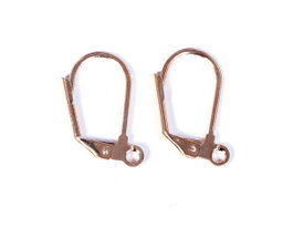 Innspiro Boucles d'oreilles métalliques crochet pala dorées 9,0x17,5mm
