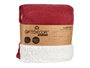 Giftdecor Manta Coral et Sherpa 130 x 170 cm Rose (Set de 6)