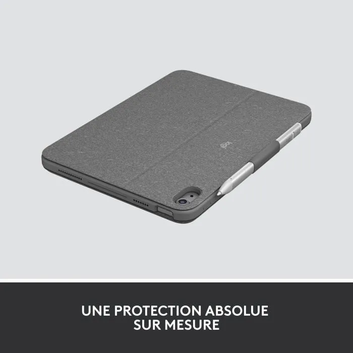 Logitech Combo Touch Étui Clavier avec Trackpad Détachable AZERTY pour iPad 10ᵉ Génération (Gris) Logitech Combo Touch Étui Clavier avec Trackpad Détachable AZERTY pour iPad 10ᵉ Génération (Gris)