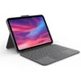 Logitech Combo Touch Étui Clavier avec Trackpad Détachable AZERTY pour iPad 10ᵉ Génération (Gris)