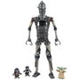 HASBRO Star Wars The Black Series - Set de 2 figurines articulées IG-12 et Grogu (The Mandalorian) 15 cm avec accessoires
