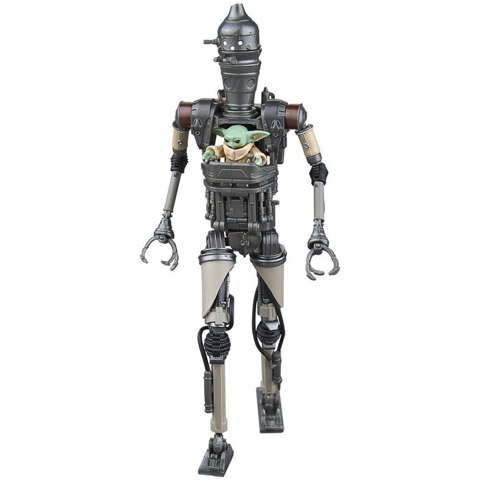 HASBRO Star Wars The Black Series - Set de 2 figurines articulées IG-12 et Grogu (The Mandalorian) 15 cm avec accessoires HASBRO Star Wars The Black Series - Set de 2 figurines articulées IG-12 et Grogu (The Mandalorian) 15 cm avec accessoires