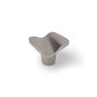 Pommeau Rei 749 Métal 32 x 31 mm Satiné nickel 4 Pièces