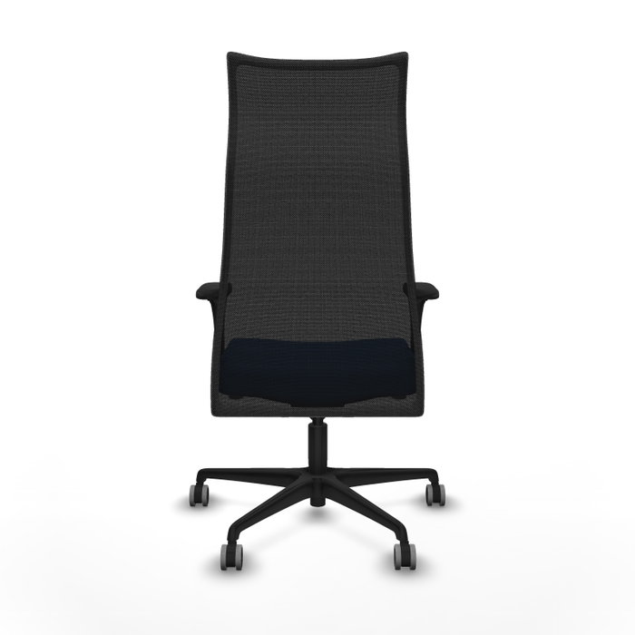 Piqueras y Crespo Chaise de Bureau Albacete XL Bleu et Noir
