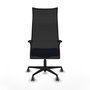 Piqueras y Crespo Chaise de Bureau Albacete XL Bleu et Noir