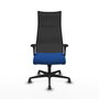 Piqueras y Crespo Chaise de Bureau Albacete XL Bleu et Noir