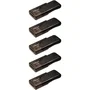 PNY Attaché 4 - Pack de 5 Clés USB 2.0 de 16 Go chacune - Design durable avec attache pour porte-clés