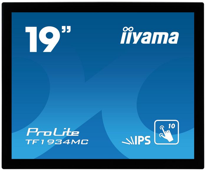 iiyama ProLite TF1934MC-B7X Écran tactile Open Frame 19" IPS 1280x1024 350cd/m² tactile capacitif verre résistance IP65 HDMI DisplayPort VGA