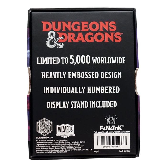 FaNaTtik Dungeons & Dragons Lingot Vecna Eve of Ruin Limited Edition