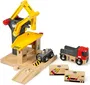 BRIO World Grue de Chargement avec Bras Magnétique - Accessoire pour Circuit de Train en Bois - Réf. 33280 - Jouet Enfant dès 3 ans