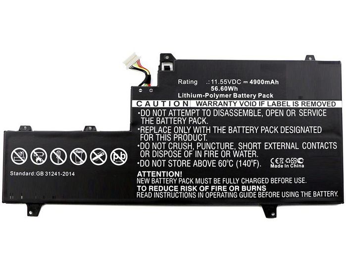 CoreParts Batterie pour HP EliteBook x360 1030 G2, 11.55V, 4900mAh, Noir CoreParts Batterie pour HP EliteBook x360 1030 G2, 11.55V, 4900mAh, Noir