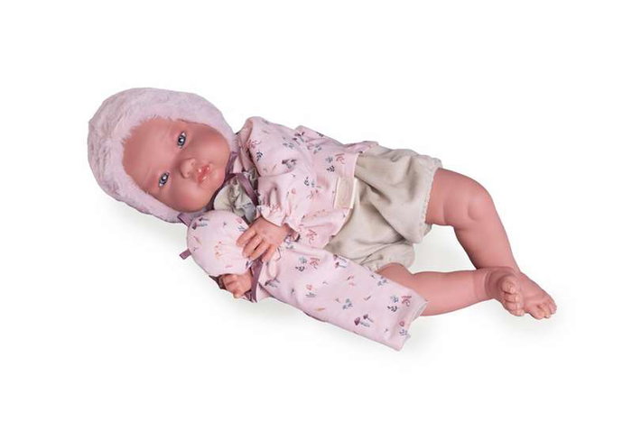 Antonio Juan Muñeca Mi primer Reborn Alejandra - Poupée reborn avec doudou 52 cm - Corps en tissu lesté Antonio Juan Muñeca Mi primer Reborn Alejandra - Poupée reborn avec doudou 52 cm - Corps en tissu lesté