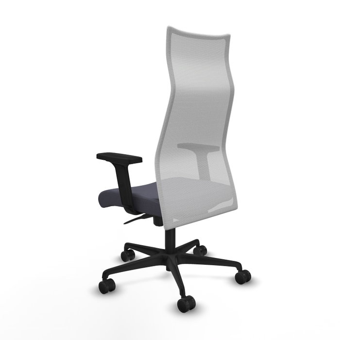 Piqueras y Crespo Chaise de Bureau Albacete Gris foncé et Blanc Piqueras y Crespo Chaise de Bureau Albacete Gris foncé et Blanc