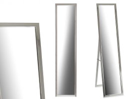 Giftdecor Miroir au sol argenté 33 x 130 cm