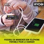 Ryobi Batterie RB4L30 4V 3Ah USB-C Lithium Powerbank
