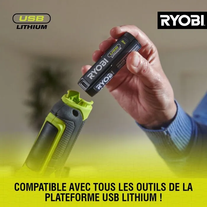 Ryobi Batterie RB4L30 4V 3Ah USB-C Lithium Powerbank Ryobi Batterie RB4L30 4V 3Ah USB-C Lithium Powerbank