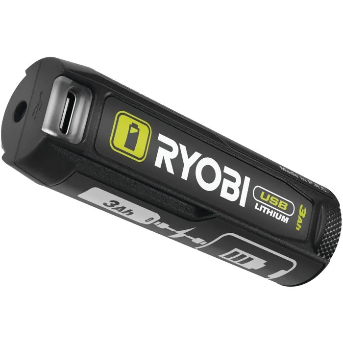 Ryobi Batterie RB4L30 4V 3Ah USB-C Lithium Powerbank Ryobi Batterie RB4L30 4V 3Ah USB-C Lithium Powerbank