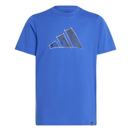 T shirt à manches courtes Enfant Adidas JI6670 Bleu