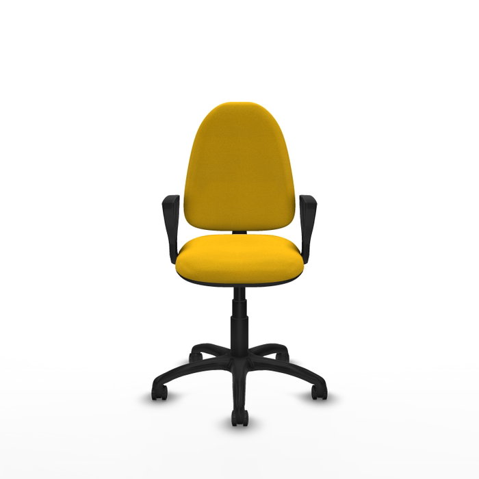 PIQUERAS Y CRESPO Chaise de bureau Aýna Jaune avec mécanisme de contact permanent PIQUERAS Y CRESPO Chaise de bureau Aýna Jaune avec mécanisme de contact permanent
